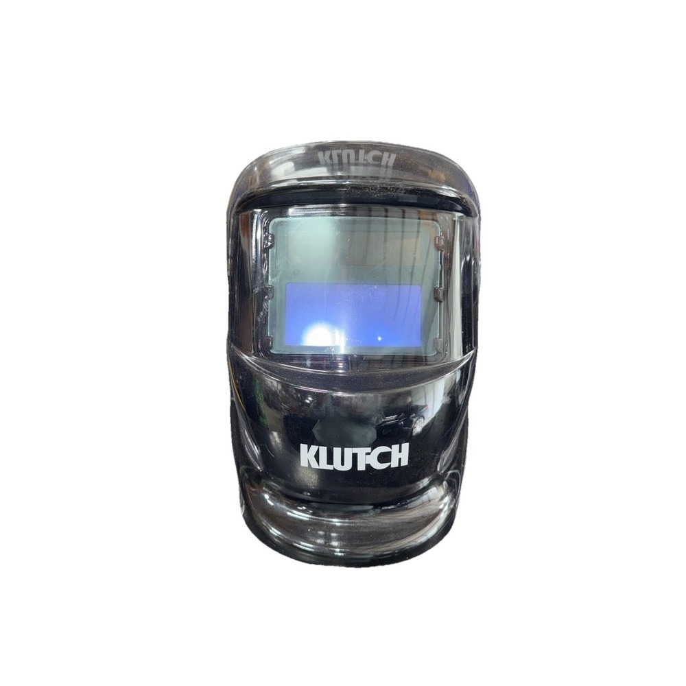 Klutch Large View solar powered Auto Darkening Welding Helmet
